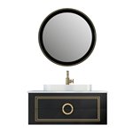 Virta Sarah 42 Inch Wall Hung Single Sink Vanity