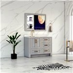 Virta Flow 44 Inch Floor Mount Single Sink Custom Vanity
