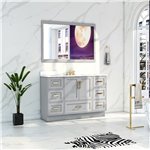 Virta Flow 44 Inch Floor Mount Single Sink Custom Vanity