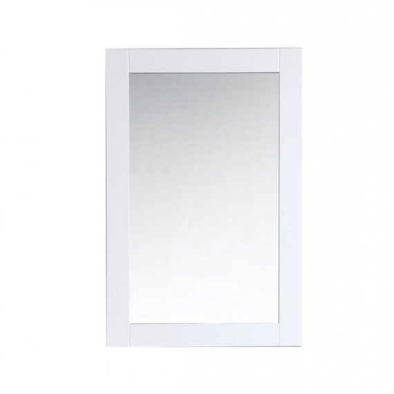 Virta 24 Inch Rectangular Wood Framed Mirror