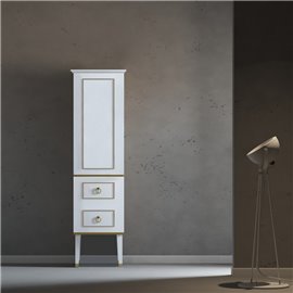 Virta Whitestar 18 Inch Solid Wood Floor Mount Linen...