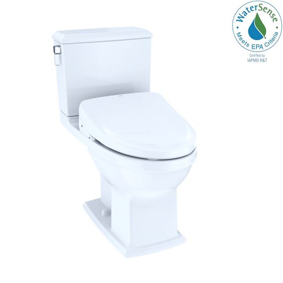 TOTO MW4943044CEMFGA 2PC CONNELLY WASHLET WITH S500E SW3044AT40 AND AUTO FLUSH THU765