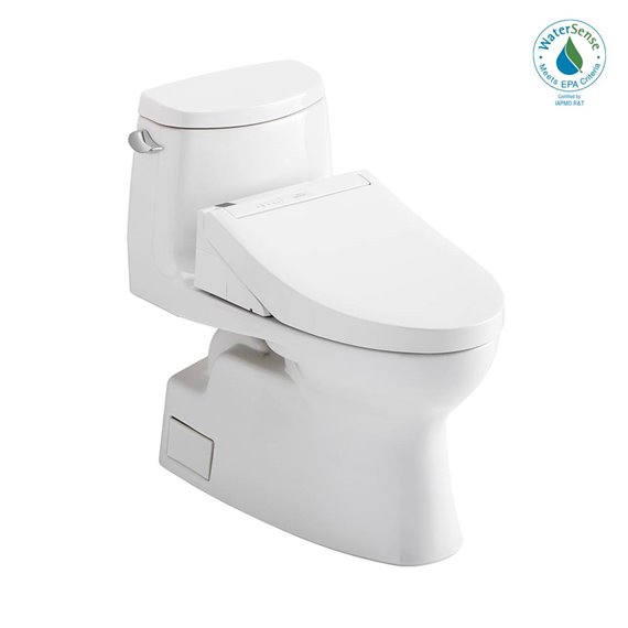 TOTO MW6143084CUFG 1PC CARLYLE 1G WITH WASHLET C5 1.28GPF 