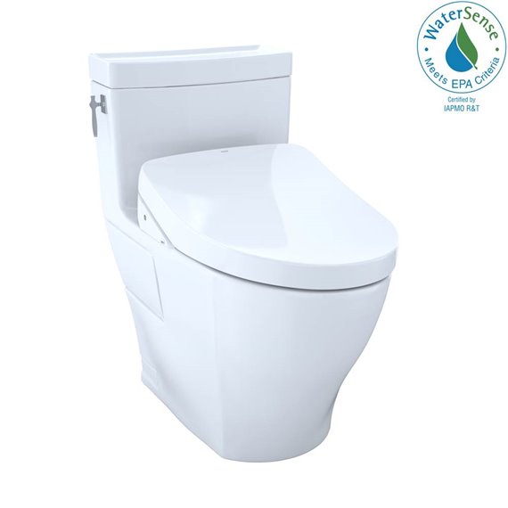 TOTO MW6263056CEFGA 1PC AIMES WASHLET WITH S550E SW3056AT40 AND AUTO FLUSH THU767