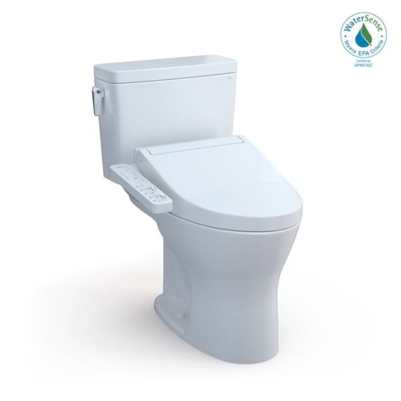 TOTO MW7463074CUMG DRAKE 2PC WITH WASHLET C2 1.0 AND 0.8GPF