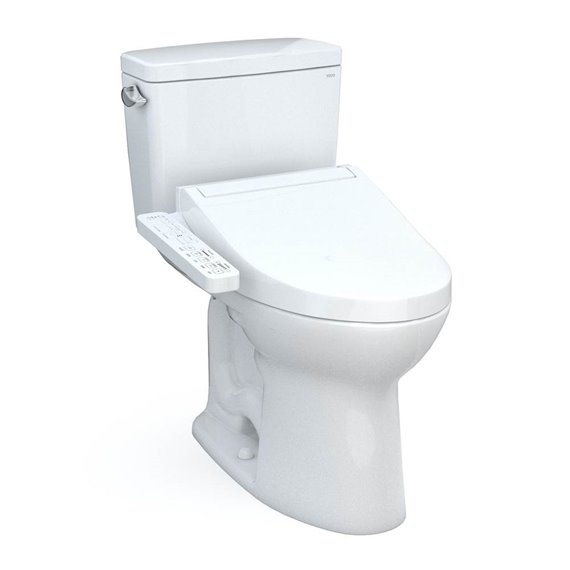 TOTO MW7763074CSFG.10 DRAKE 2PC 10" TOILET WITH C2 1.6GPF CEFIONTECT WASHLET PLUS