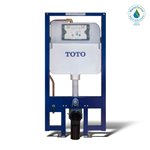 TOTO WT173M IN WALL TANK SYSTEM WITH COPPER PIPE 1.28GPF AND .9GPF FOR CCT