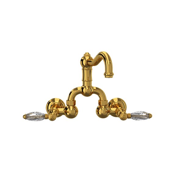 ROHL Acqui® Wall Mount Bridge Lavatory Faucet