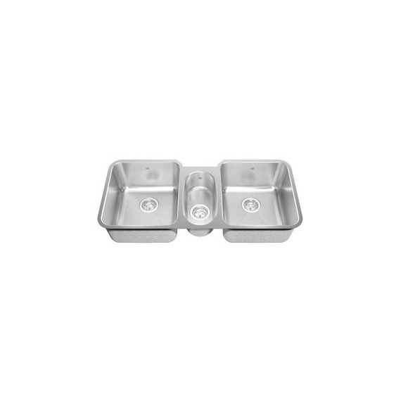 Buy Kindred Kst1ua Triple Bowl Undermount Sink 18 Gauge Crease Bowl Bottoms At Discount Price At Kolani Kitchen Bath In Toront