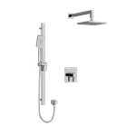Riobel Paradox TKIT323PXTQ Type TP thermostaticpressure balance 0.5 coaxial 2-way system with hand shower and shower head