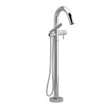 Riobel Riu TRU39 2-way Type T thermostatic coaxial floor-mount tub filler with hand shower (Without Rough-in)