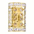 CWI Belinda 2 Light Wall Sconce With Champagne Finish