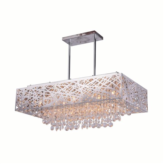 CWI Eternity 12 Light Chandelier With Chrome Finish