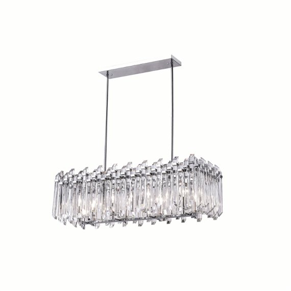 CWI Henrietta 8 Light Chandelier With Chrome Finish