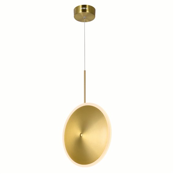 CWI Ovni LED Mini Pendant With Brass Finish