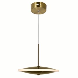 CWI Ovni LED Mini Pendant With Brass Finish