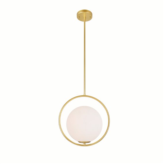 CWI Celeste 1 Light Mini Pendant With Medallion Gold Finish