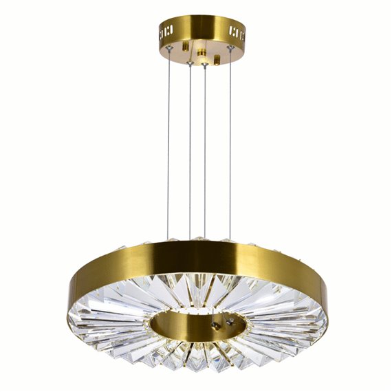 CWI Bjoux LED Chandelier With Brass Finish