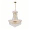 CWI Brass 8 Light Up Chandelier With Antique Brass Finish