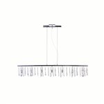 CWI Janine 7 Light Down Chandelier With Chrome Finish