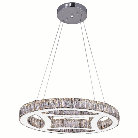CWI Beyond LED Chandelier With Chrome Finish