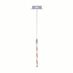CWI Aegeus LED Down Mini Pendant With Chrome Finish