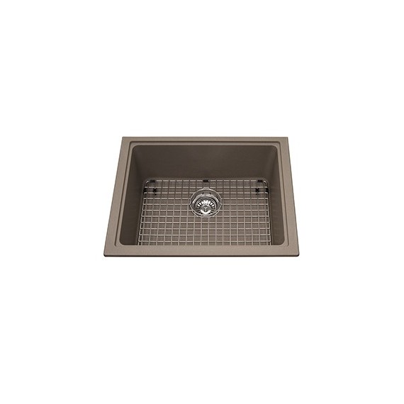 Kindred KGS2U Granite undermount single bowl includes grid