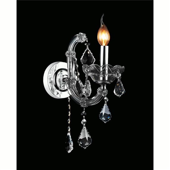 CWI Riley 1 Light Wall Sconce With Chrome Finish