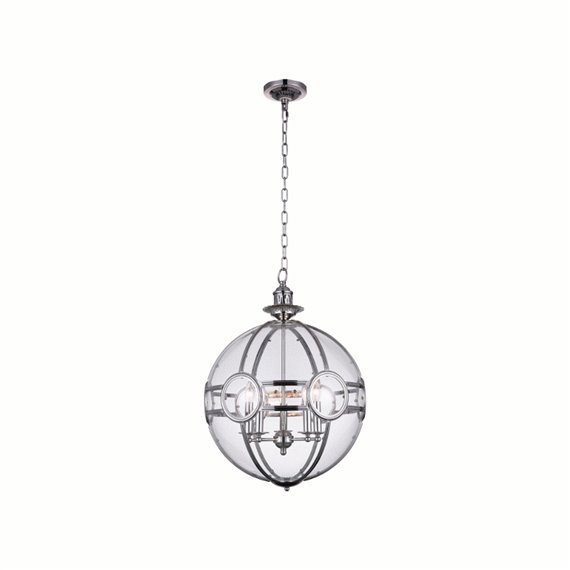 CWI Beas 5 Light Pendant With Chrome Finish