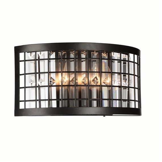 CWI Meghna 3 Light Wall Sconce With Brown Finish