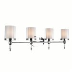 CWI Maybelle  4 Light Vanity Light With Chrome Finish