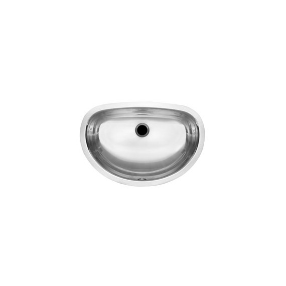 Kindred KSOV1420U 18 gauge stainless steel undermount vanity basin