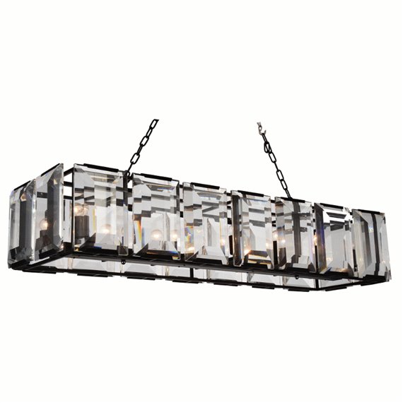 CWI Jacquet 14 Light Chandelier With Black Finish