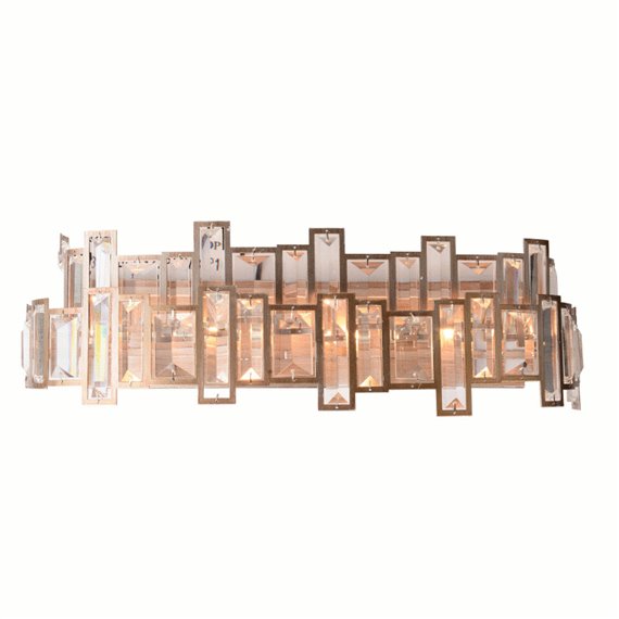 CWI Quida 4 Light Wall Sconce With Champagne Finish