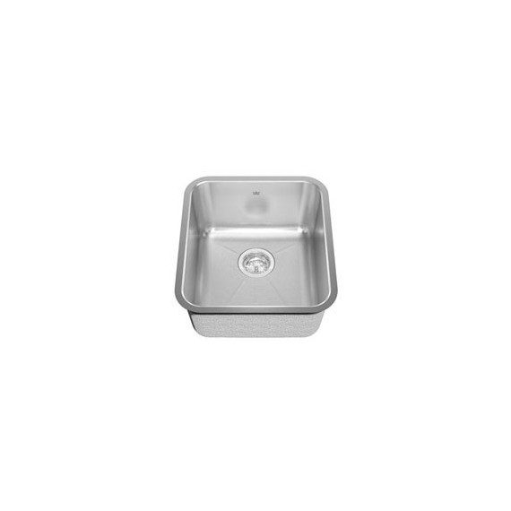 Kindred KSS4UA Single bowl undermount sink 18 gauge crease bowl bottom