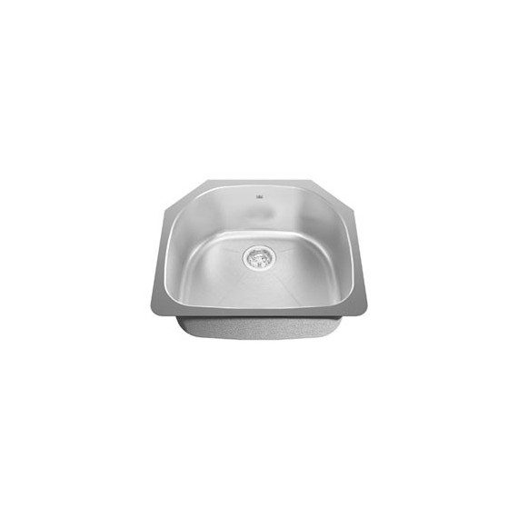 Kindred KSSXUA Single bowl undermount sink 18 gauge crease bowl bottom