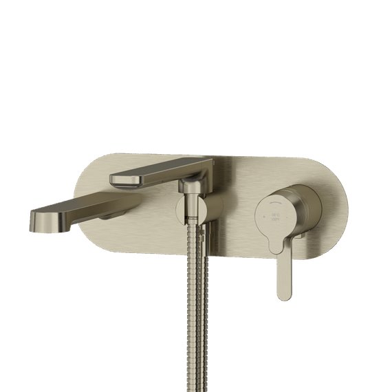 Riobel Nibi NB21 Wall-Mount Type T/P Thermo/Pressure Balance Coaxial Tub Filler With Handshower