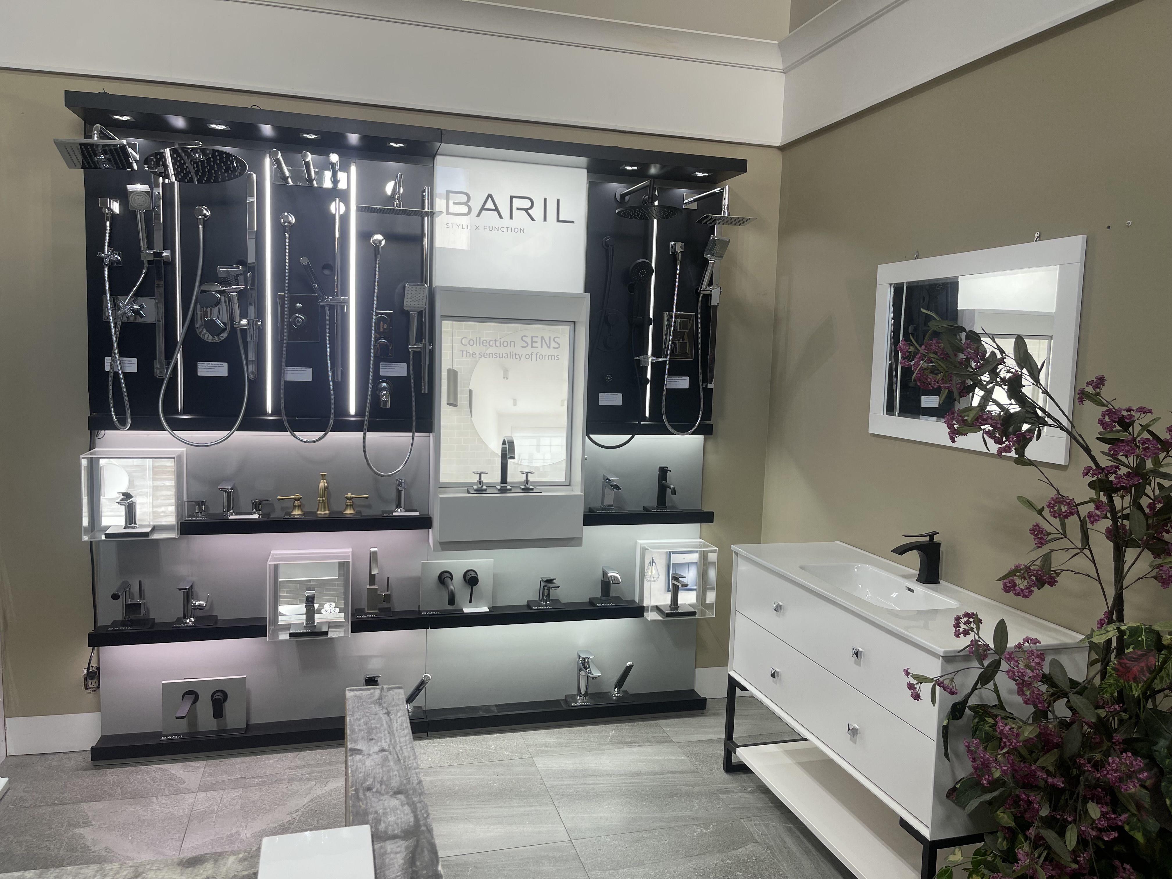 Rohl faucet display